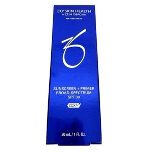 ZO SKIN HEALTH Sunscreen + Primer Broad Spectrum SPF 30 NEW In Box Zein Obagi